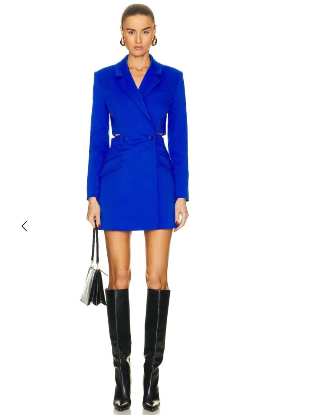 NWOT SIMKHAI  Kylo Blazer Mini Dress - COBALT / 2